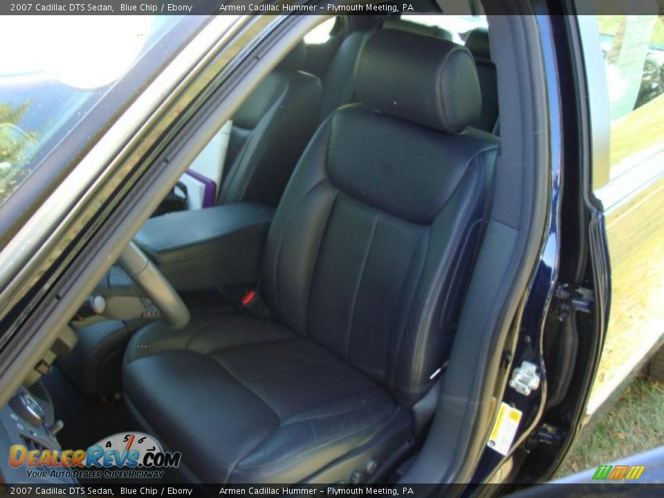 2007 Cadillac DTS Sedan Blue Chip / Ebony Photo #17