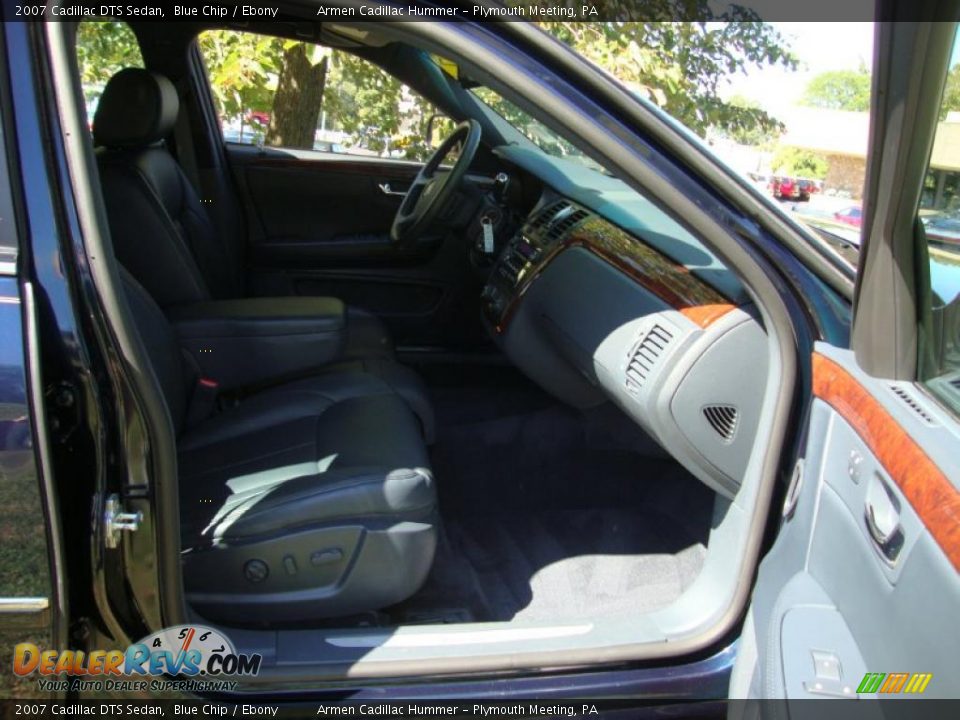 2007 Cadillac DTS Sedan Blue Chip / Ebony Photo #20