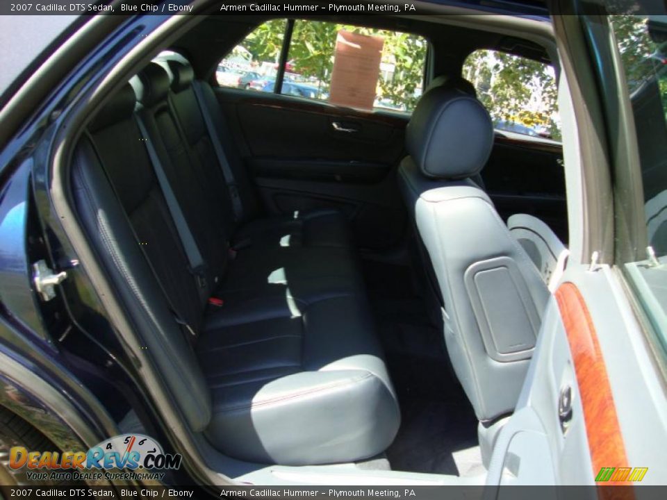 2007 Cadillac DTS Sedan Blue Chip / Ebony Photo #21