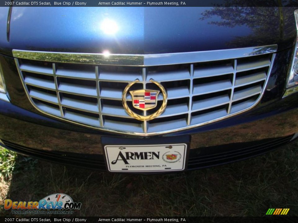2007 Cadillac DTS Sedan Blue Chip / Ebony Photo #28