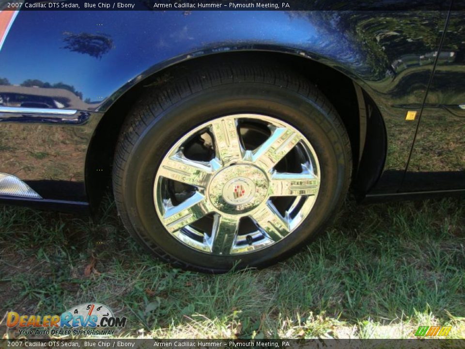 2007 Cadillac DTS Sedan Blue Chip / Ebony Photo #29