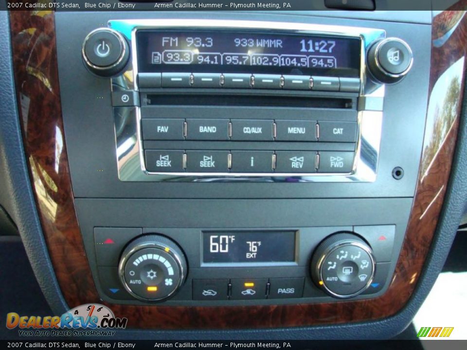 2007 Cadillac DTS Sedan Blue Chip / Ebony Photo #31