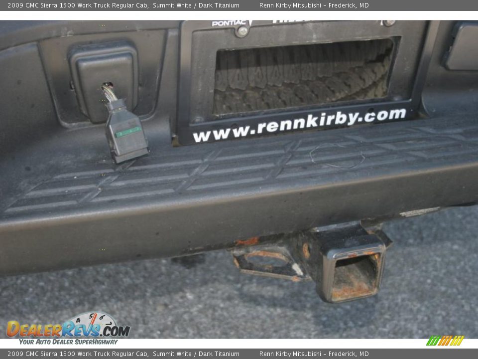 2009 GMC Sierra 1500 Work Truck Regular Cab Summit White / Dark Titanium Photo #8