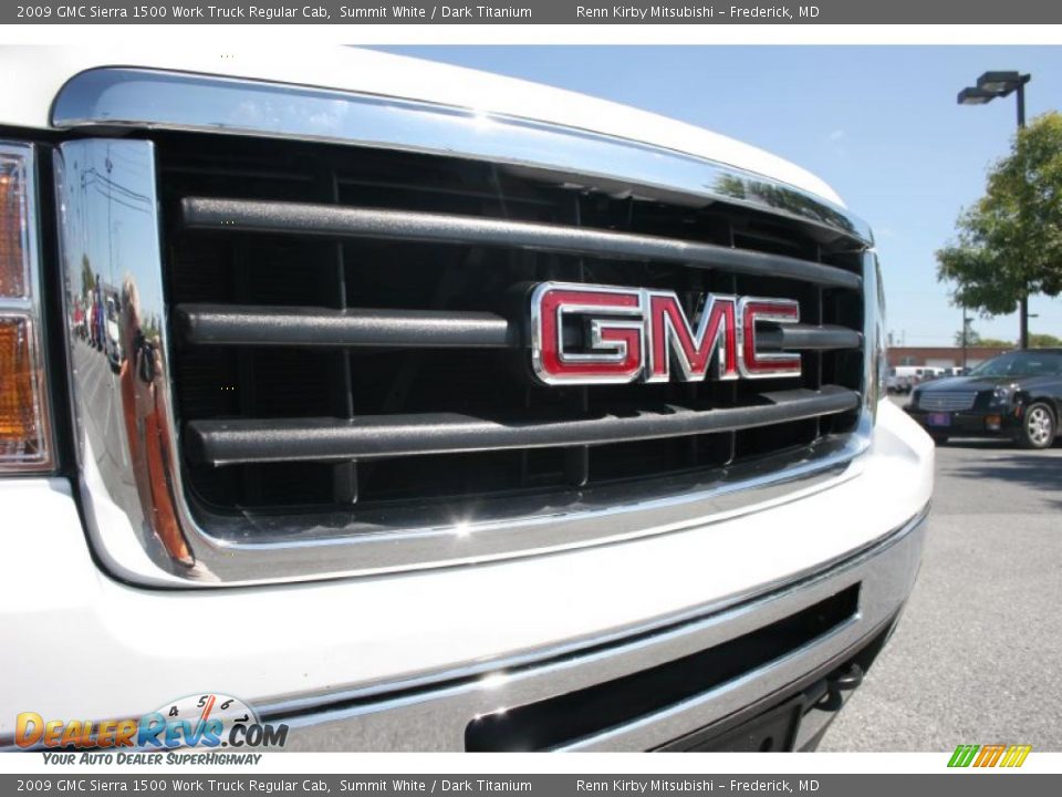 2009 GMC Sierra 1500 Work Truck Regular Cab Summit White / Dark Titanium Photo #11