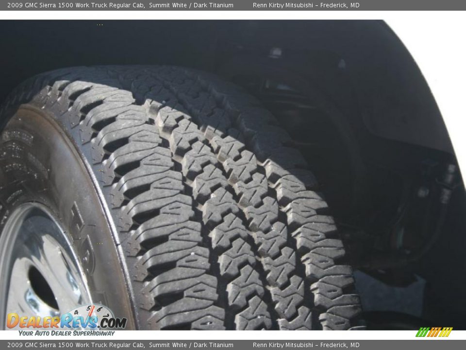2009 GMC Sierra 1500 Work Truck Regular Cab Summit White / Dark Titanium Photo #13