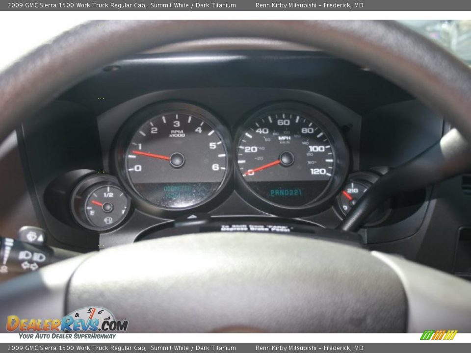 2009 GMC Sierra 1500 Work Truck Regular Cab Summit White / Dark Titanium Photo #16