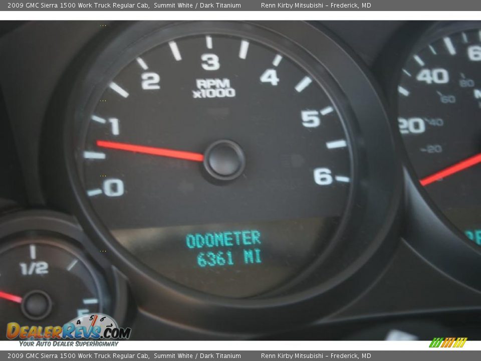 2009 GMC Sierra 1500 Work Truck Regular Cab Summit White / Dark Titanium Photo #17