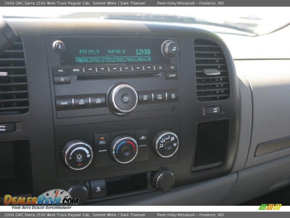 2009 GMC Sierra 1500 Work Truck Regular Cab Summit White / Dark Titanium Photo #18