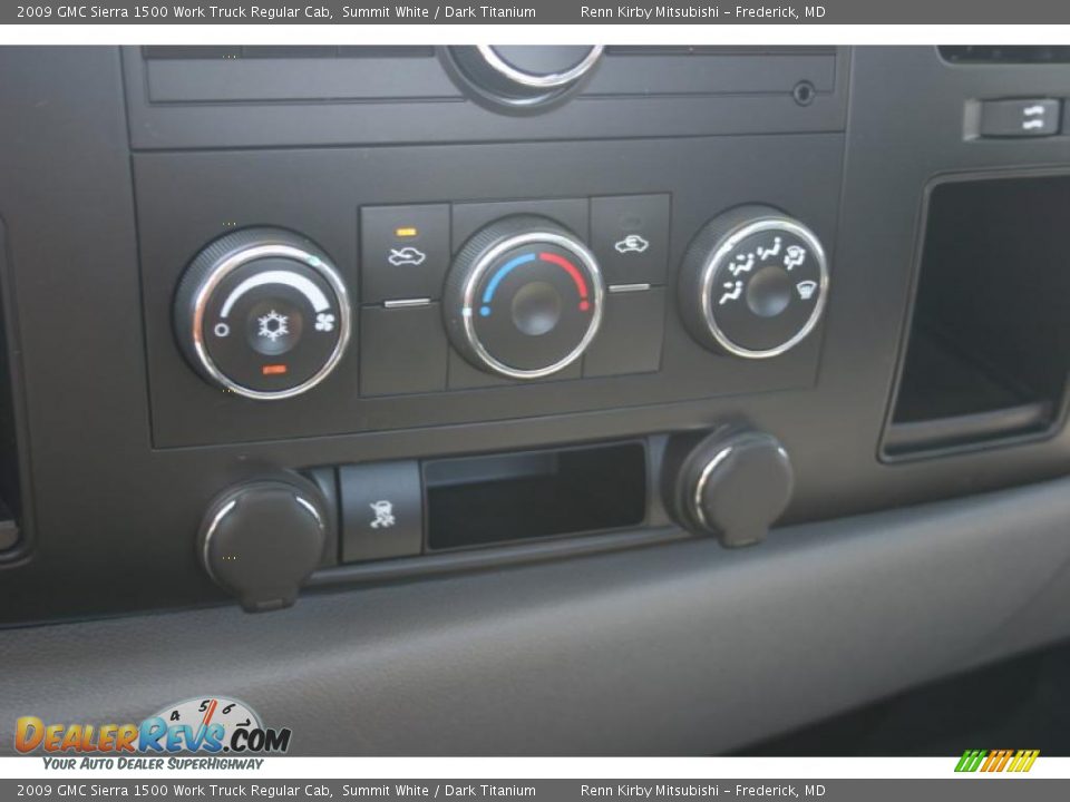 2009 GMC Sierra 1500 Work Truck Regular Cab Summit White / Dark Titanium Photo #19