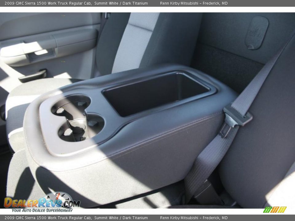 2009 GMC Sierra 1500 Work Truck Regular Cab Summit White / Dark Titanium Photo #22