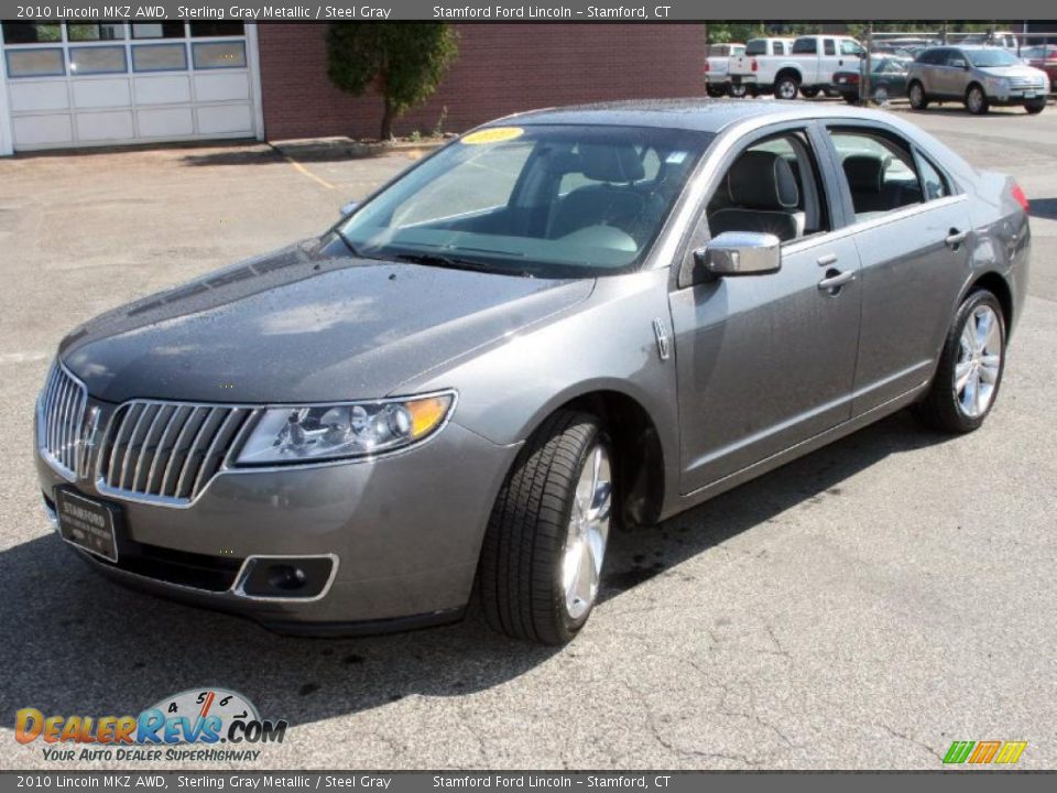 2010 Lincoln MKZ AWD Sterling Gray Metallic / Steel Gray Photo #1