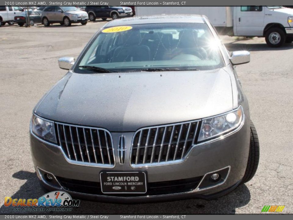 2010 Lincoln MKZ AWD Sterling Gray Metallic / Steel Gray Photo #2