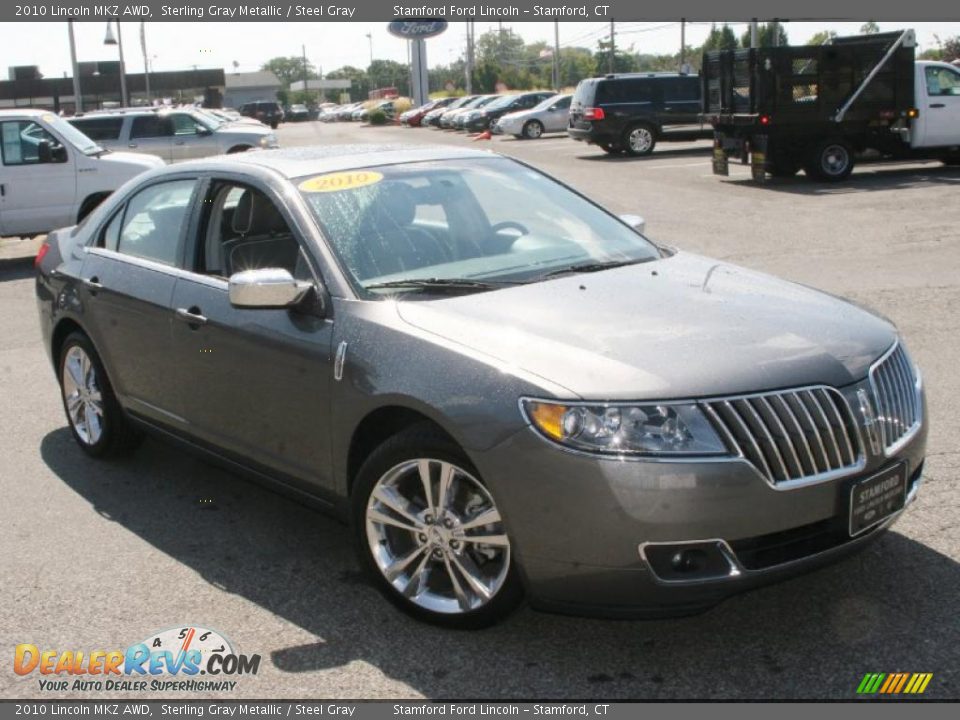 2010 Lincoln MKZ AWD Sterling Gray Metallic / Steel Gray Photo #3