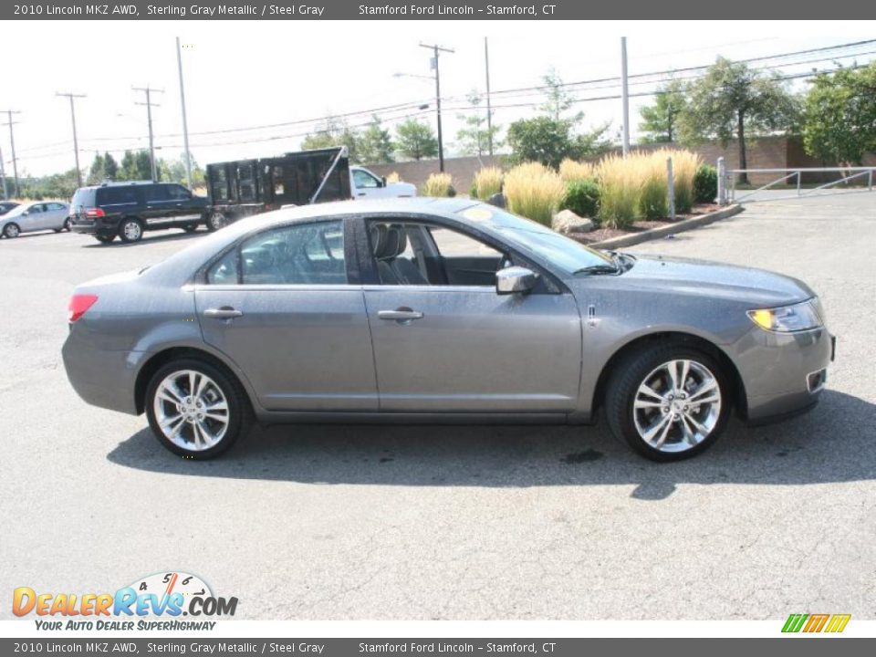 2010 Lincoln MKZ AWD Sterling Gray Metallic / Steel Gray Photo #4