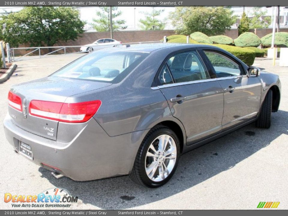 2010 Lincoln MKZ AWD Sterling Gray Metallic / Steel Gray Photo #5