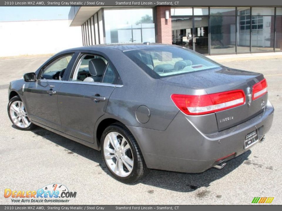 2010 Lincoln MKZ AWD Sterling Gray Metallic / Steel Gray Photo #10