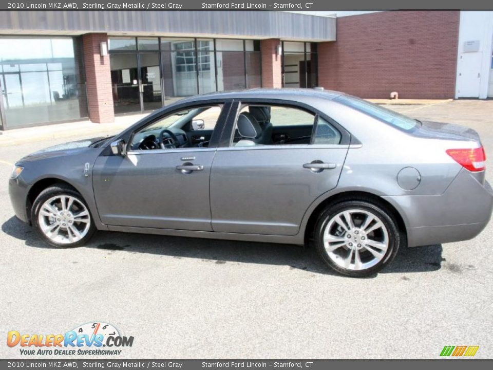 2010 Lincoln MKZ AWD Sterling Gray Metallic / Steel Gray Photo #11