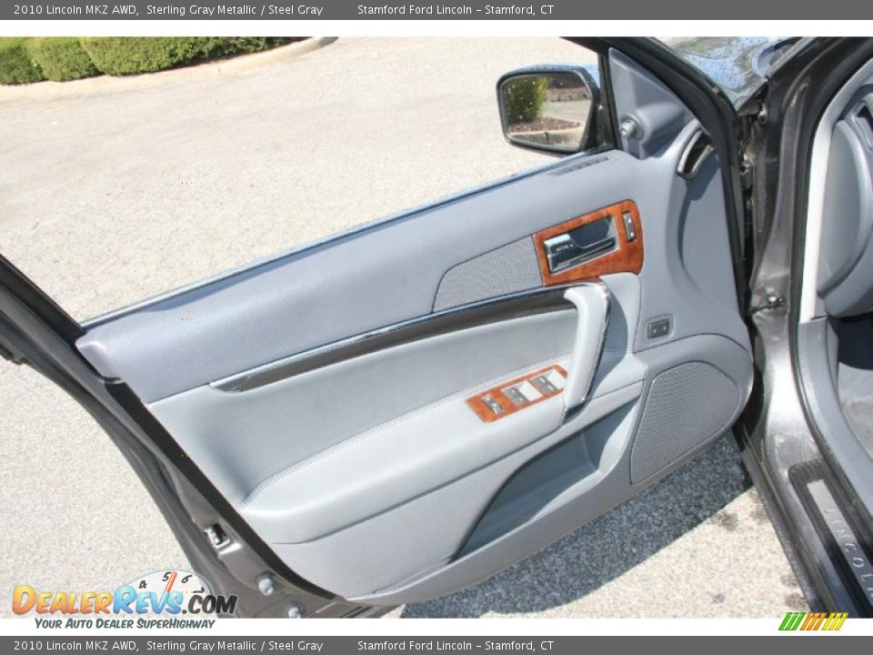 2010 Lincoln MKZ AWD Sterling Gray Metallic / Steel Gray Photo #15