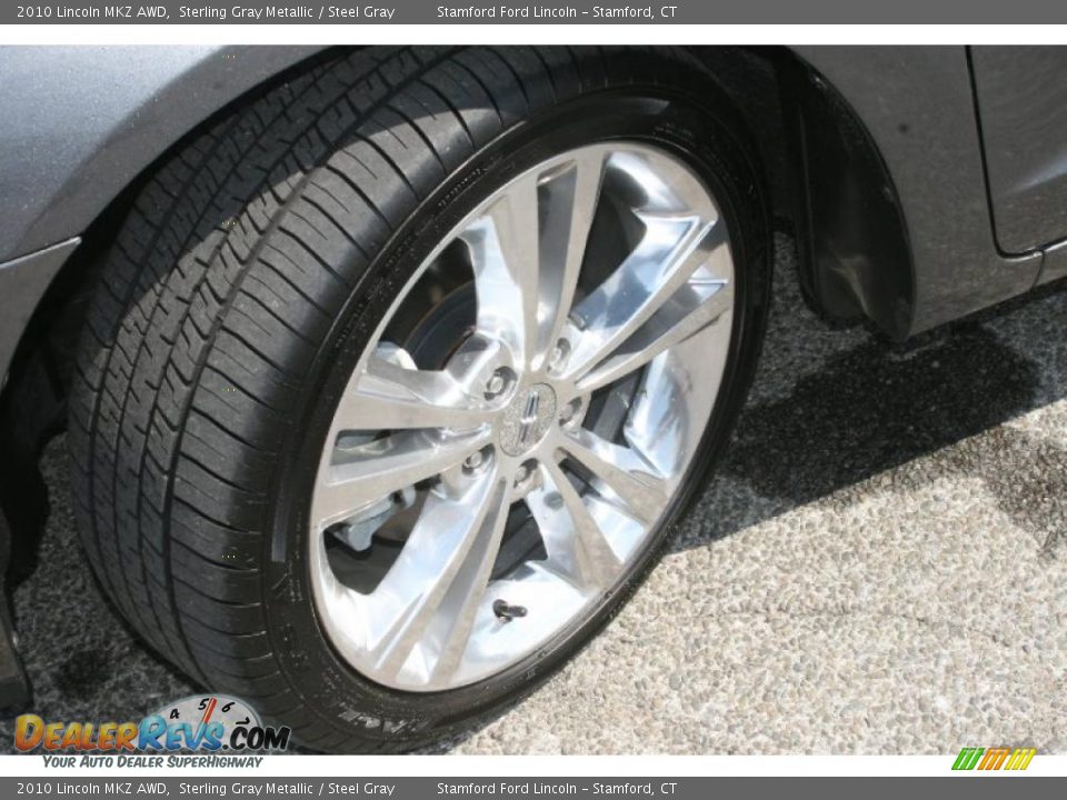 2010 Lincoln MKZ AWD Sterling Gray Metallic / Steel Gray Photo #16