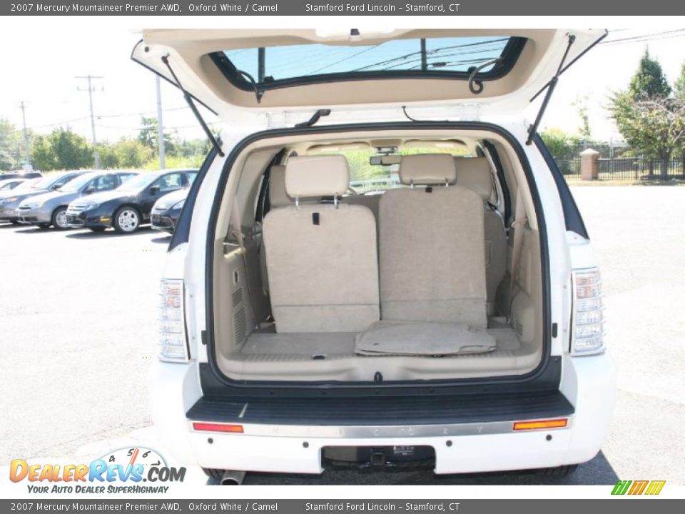 2007 Mercury Mountaineer Premier AWD Oxford White / Camel Photo #11