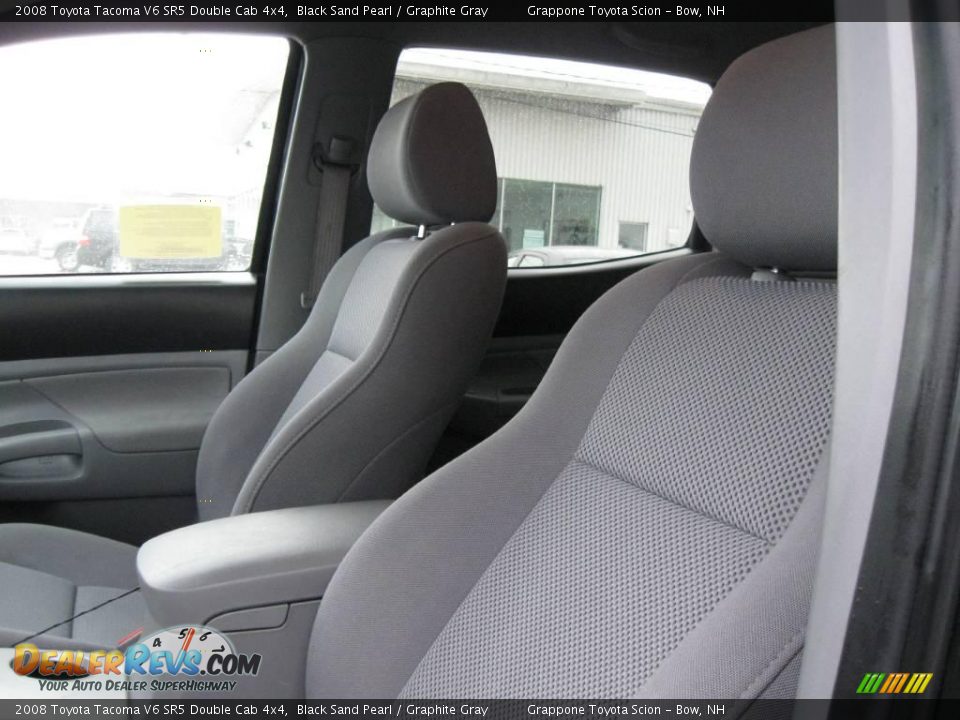 2008 Toyota Tacoma V6 SR5 Double Cab 4x4 Black Sand Pearl / Graphite Gray Photo #4