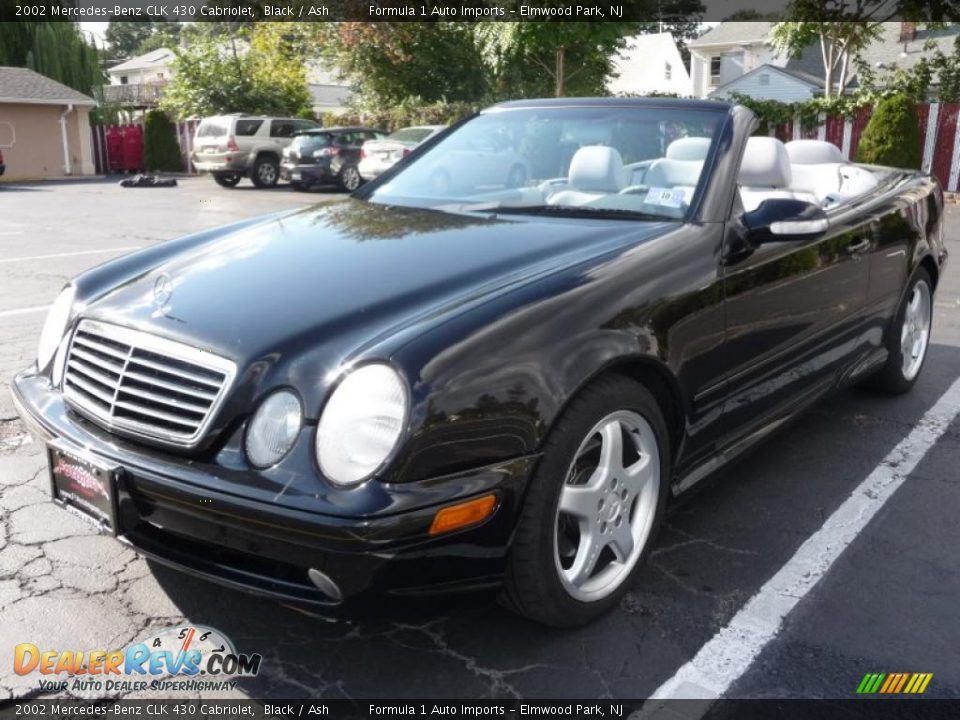 2002 Mercedes-Benz CLK 430 Cabriolet Black / Ash Photo #1