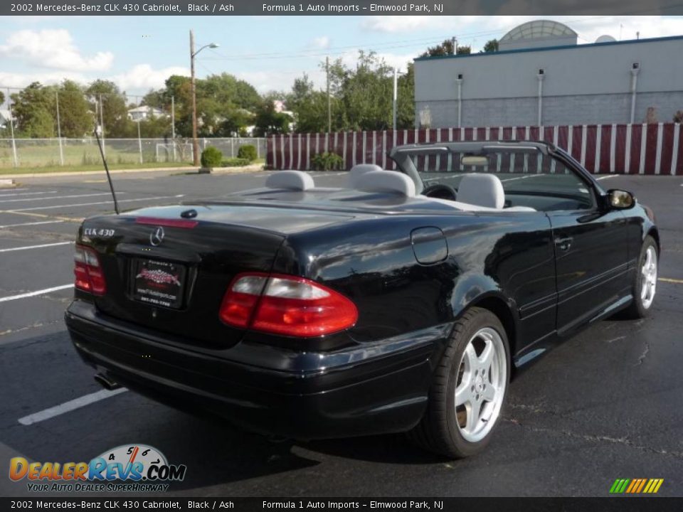 2002 Mercedes-Benz CLK 430 Cabriolet Black / Ash Photo #3