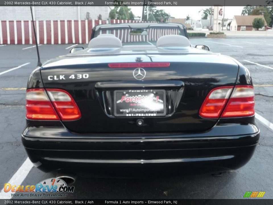 2002 Mercedes-Benz CLK 430 Cabriolet Black / Ash Photo #9