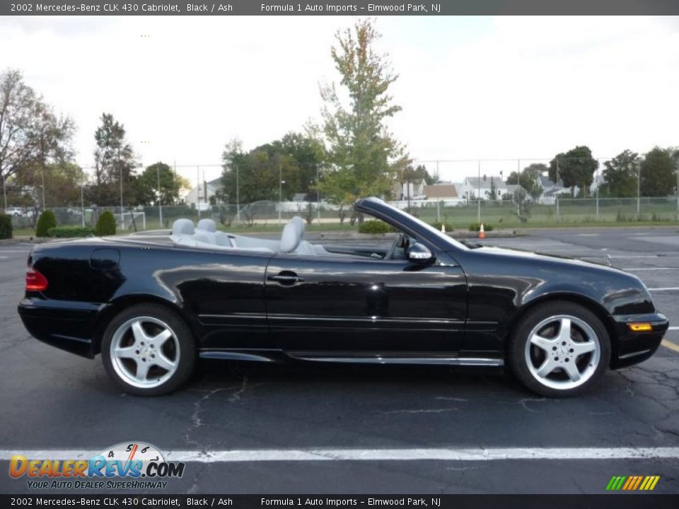 2002 Mercedes-Benz CLK 430 Cabriolet Black / Ash Photo #11