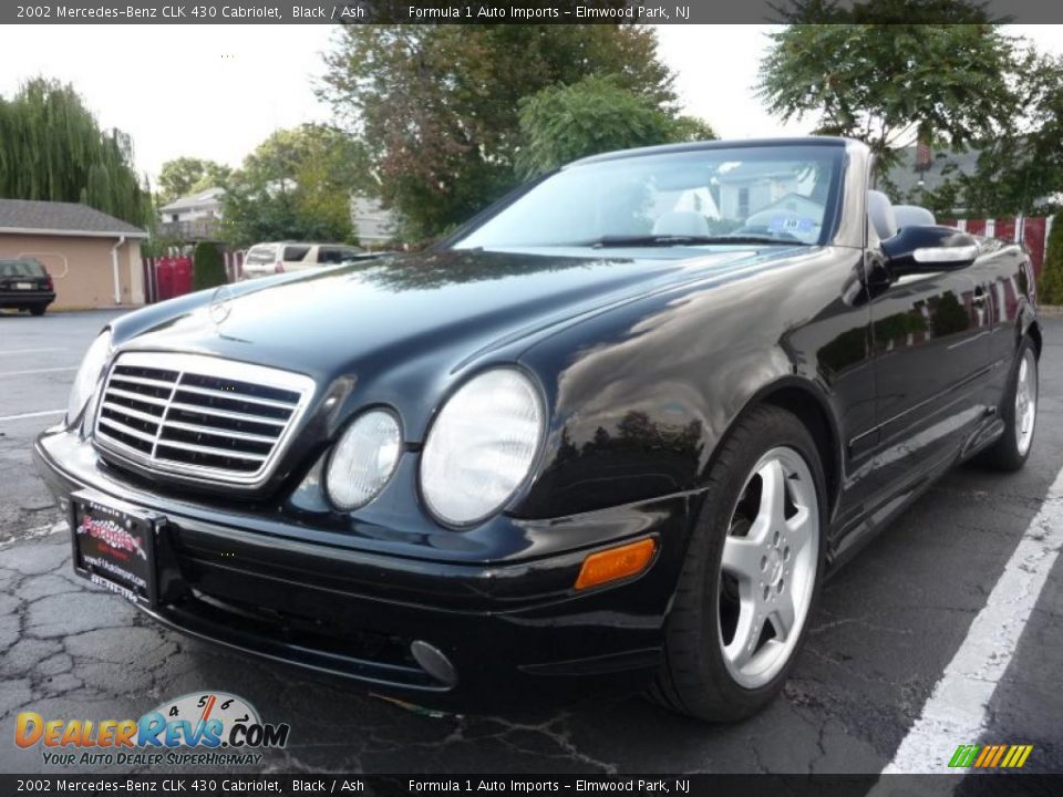 2002 Mercedes-Benz CLK 430 Cabriolet Black / Ash Photo #13