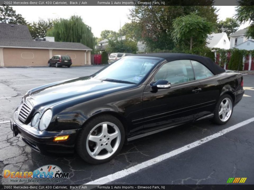 2002 Mercedes-Benz CLK 430 Cabriolet Black / Ash Photo #15