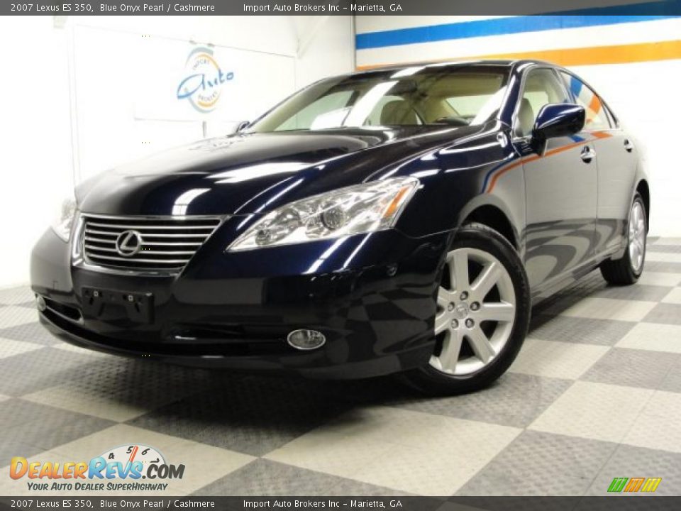 2007 Lexus ES 350 Blue Onyx Pearl / Cashmere Photo #1