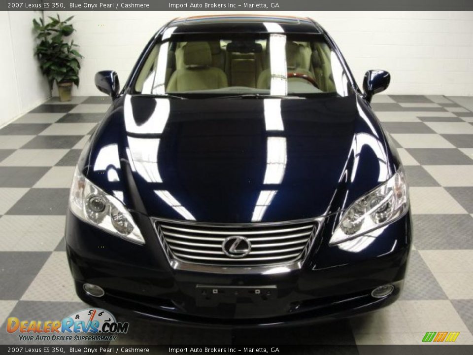 2007 Lexus ES 350 Blue Onyx Pearl / Cashmere Photo #6