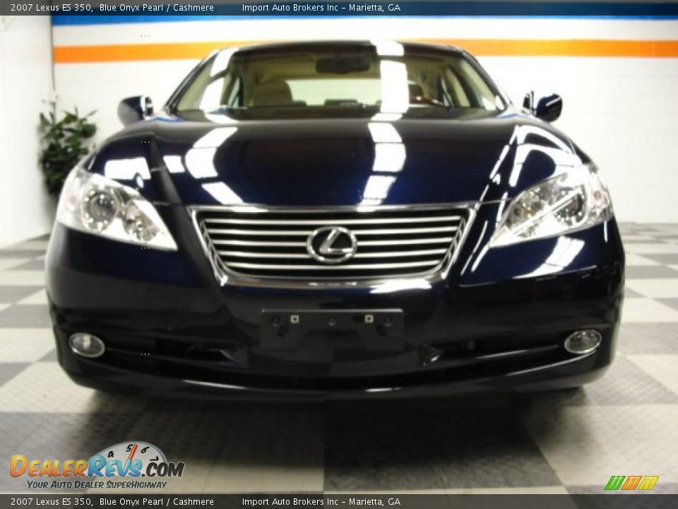 2007 Lexus ES 350 Blue Onyx Pearl / Cashmere Photo #7