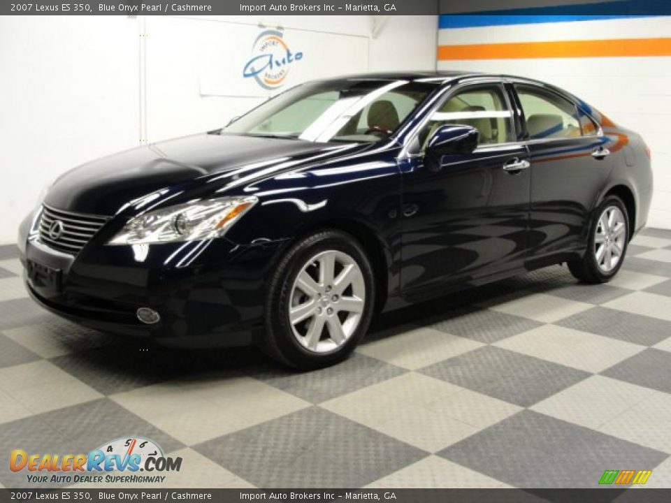 2007 Lexus ES 350 Blue Onyx Pearl / Cashmere Photo #8