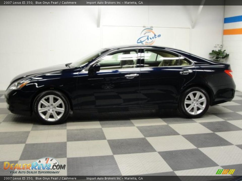 2007 Lexus ES 350 Blue Onyx Pearl / Cashmere Photo #9