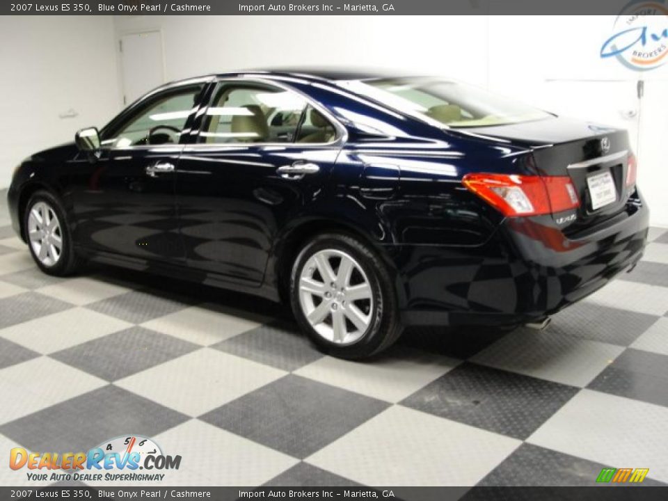 2007 Lexus ES 350 Blue Onyx Pearl / Cashmere Photo #10