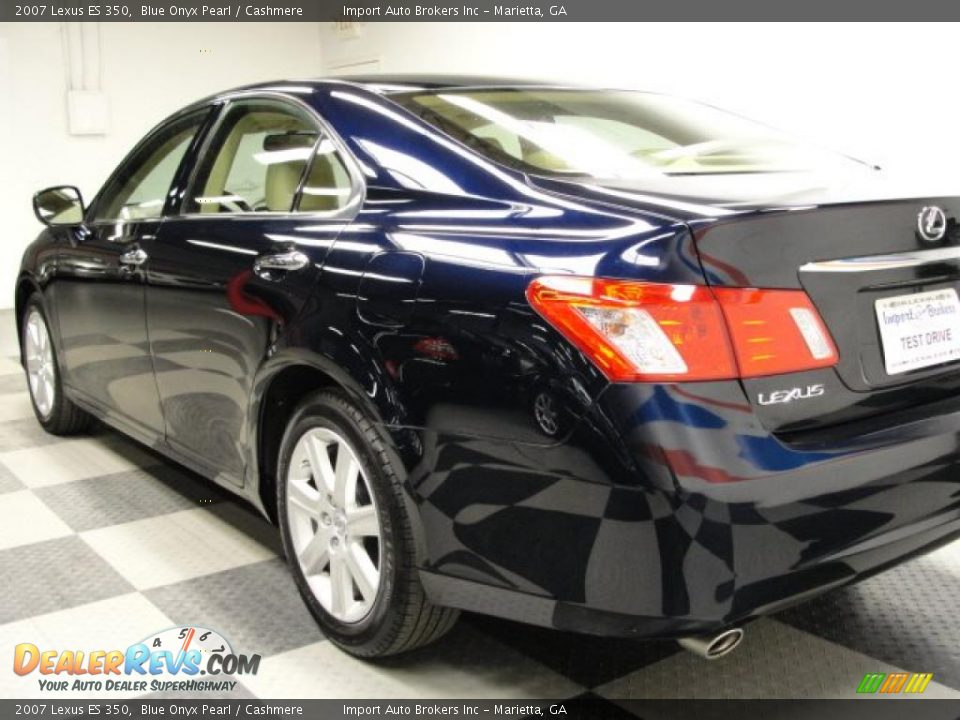 2007 Lexus ES 350 Blue Onyx Pearl / Cashmere Photo #11