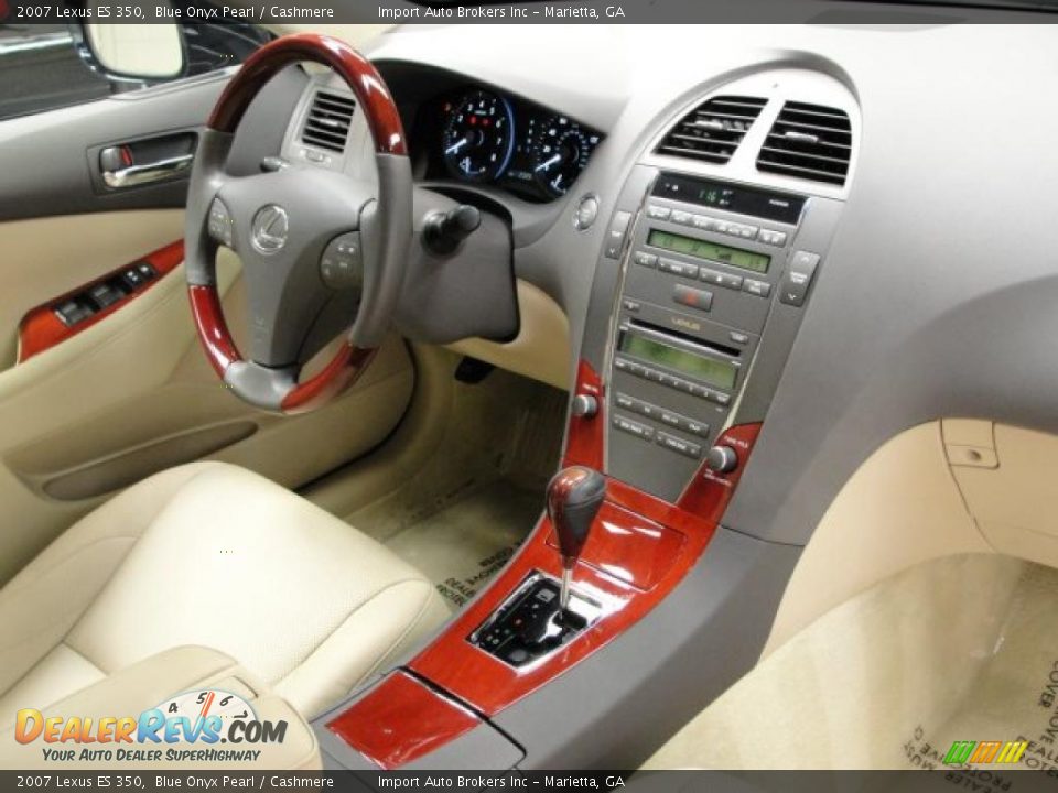 2007 Lexus ES 350 Blue Onyx Pearl / Cashmere Photo #15