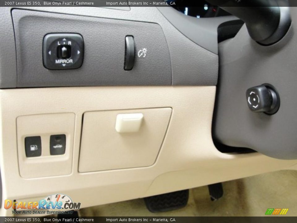 2007 Lexus ES 350 Blue Onyx Pearl / Cashmere Photo #18