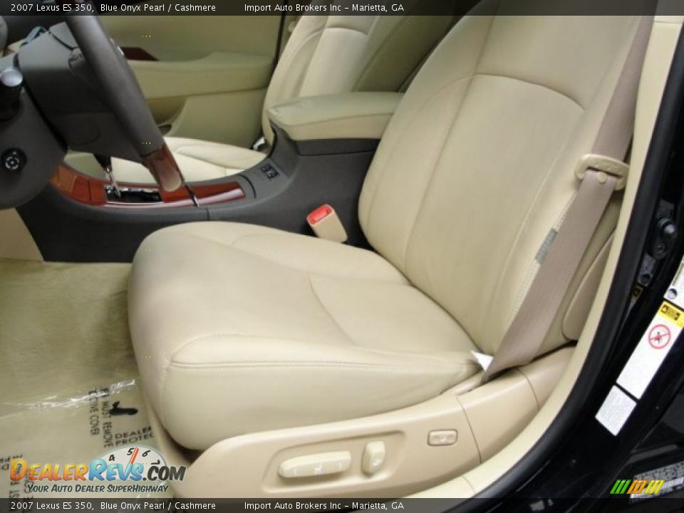 2007 Lexus ES 350 Blue Onyx Pearl / Cashmere Photo #20