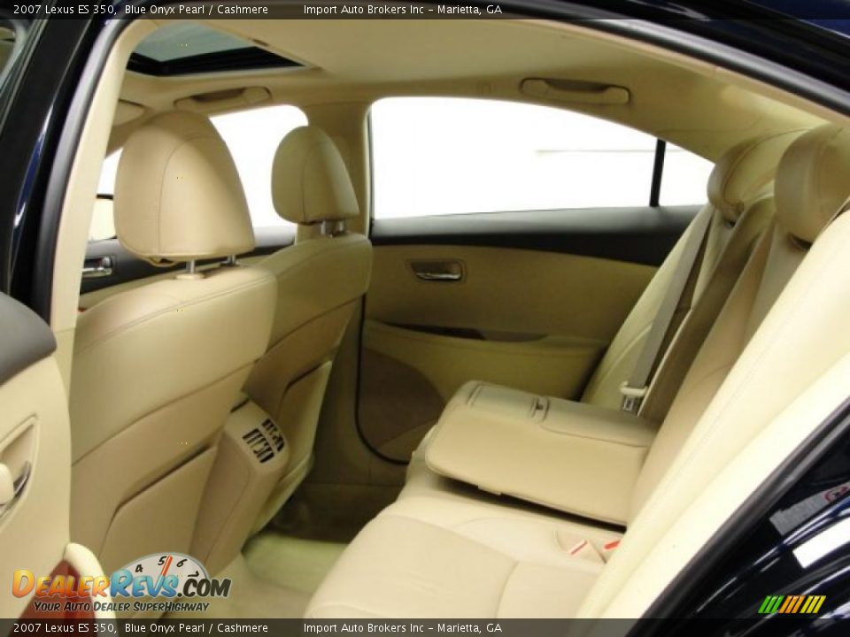 2007 Lexus ES 350 Blue Onyx Pearl / Cashmere Photo #22