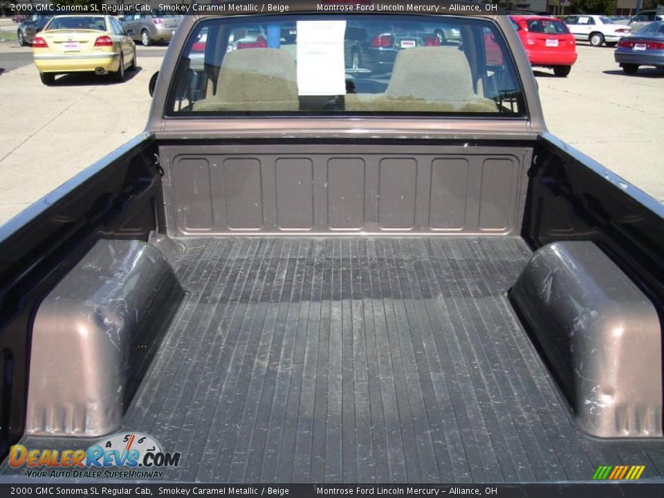 2000 GMC Sonoma SL Regular Cab Smokey Caramel Metallic / Beige Photo #12