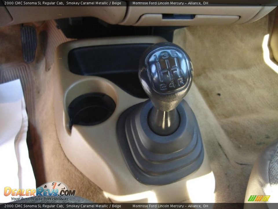 2000 GMC Sonoma SL Regular Cab Smokey Caramel Metallic / Beige Photo #22