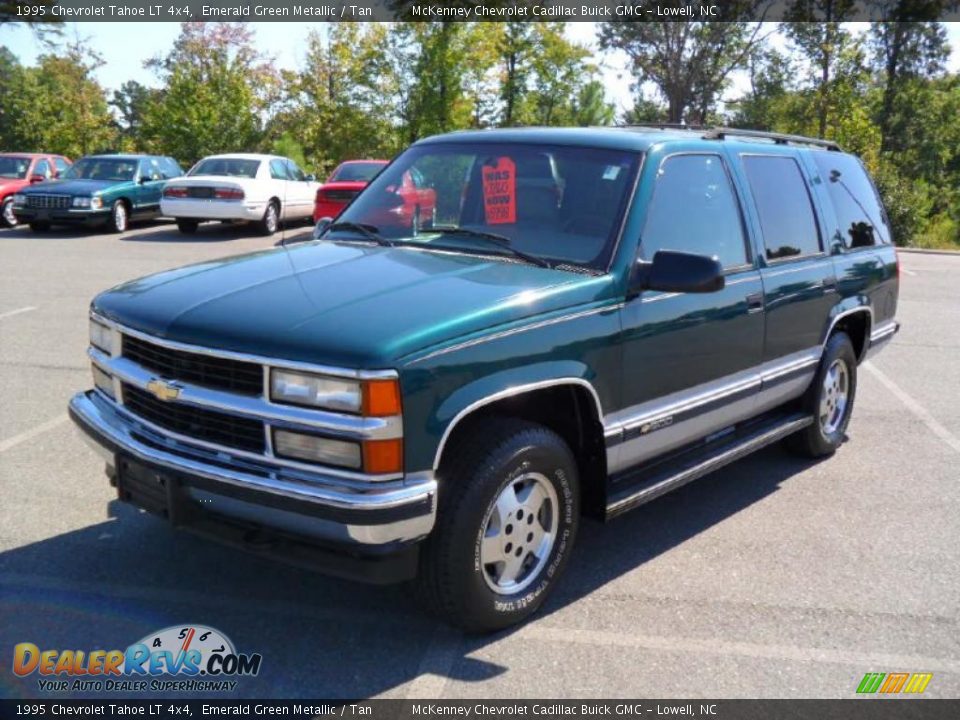 1995 Chevrolet Tahoe LT 4x4 Emerald Green Metallic / Tan Photo #1
