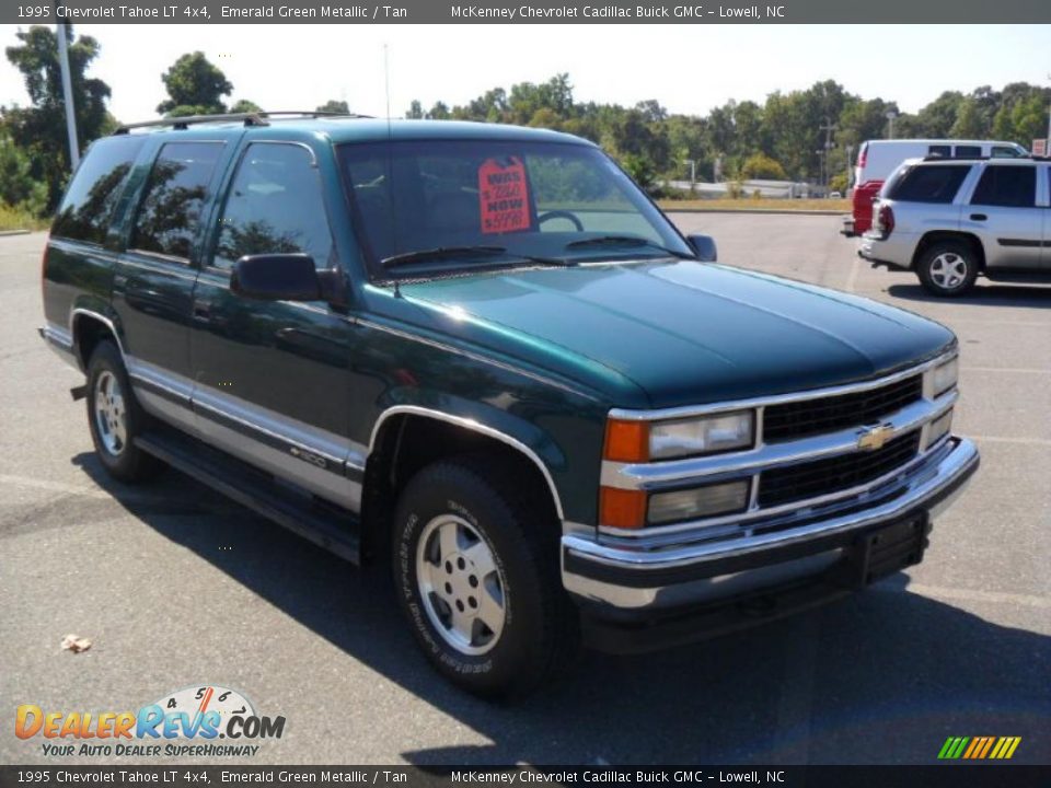 1995 Chevrolet Tahoe LT 4x4 Emerald Green Metallic / Tan Photo #5