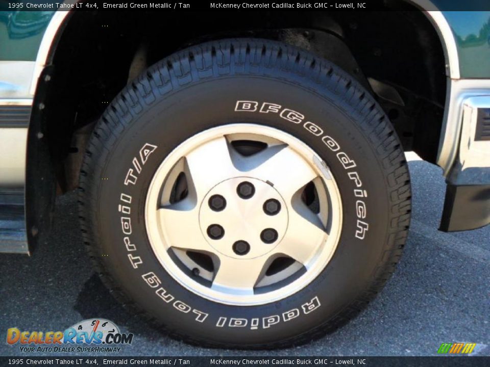 1995 Chevrolet Tahoe LT 4x4 Emerald Green Metallic / Tan Photo #22