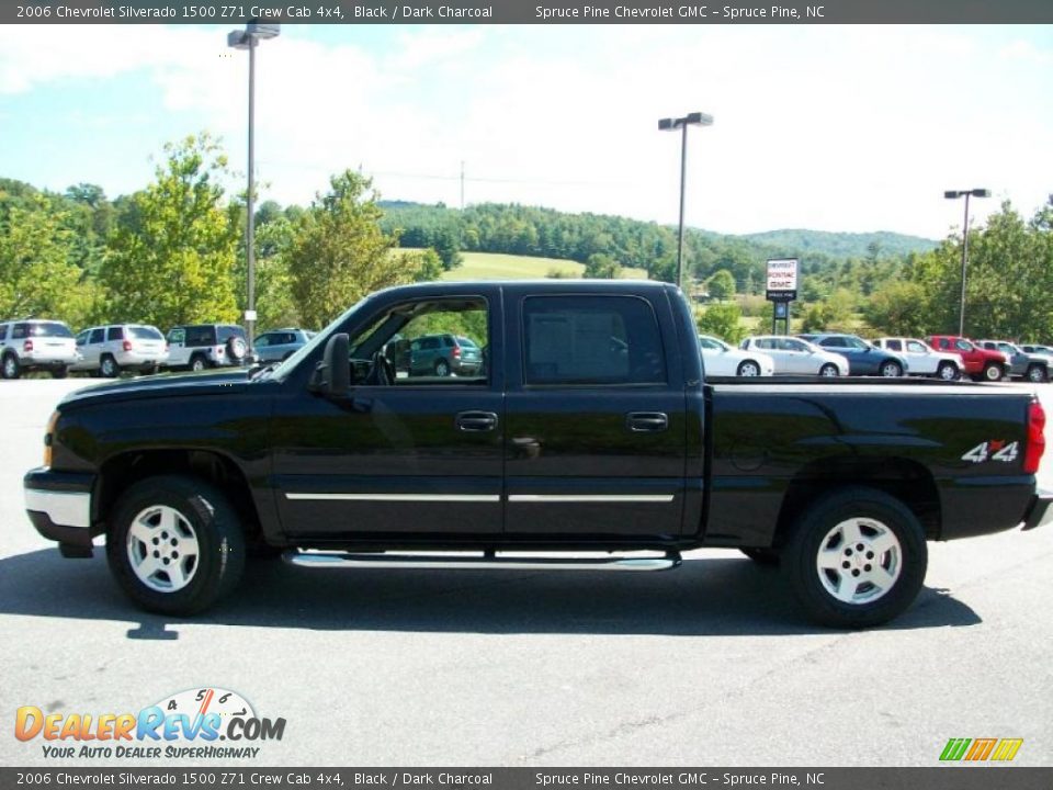 2006 Chevrolet Silverado 1500 Z71 Crew Cab 4x4 Black / Dark Charcoal Photo #1