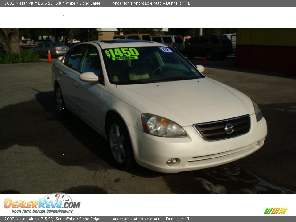 2002 Nissan altima white smoke #1