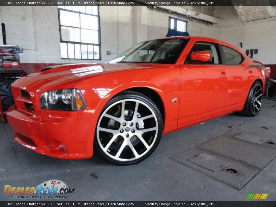 2009 Dodge Charger SRT-8 Super Bee HEMI Orange Pearl / Dark Slate Gray Photo #1